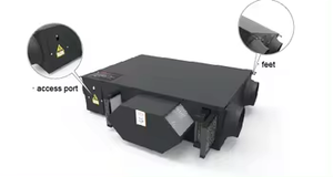 Potente Sistema de Ventilación ERV de 2200m³/h para Hospitales y Clínicas, 96% de Recuperación de Calor, Filtración H13 PM2.5, Pantalla de Humedad DC, Velocidad Variable - Product Image 4