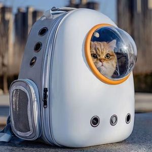 Factory Direct Pet <b>Cat</b> <b>Backpack</b> Carrier Solid Design Breathable Ventilation Zipper Dog Friendly for Outdoor Hiking Traveling - Product Image 1