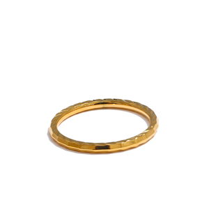 JINYOU 6388 Hot Selling Metal Finger <strong>Ring</strong> PVD 18K Gold Plated Stainless Steel Waterproof <strong>Thin</strong> <strong>Ring</strong> for Women Trendy Jewelry Gift - Product Image 1