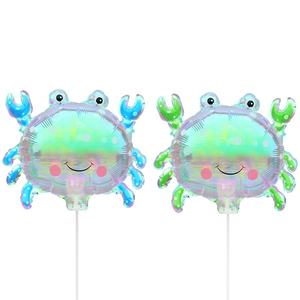 Clip de globo de película de aluminio de cangrejo transparente al por mayor juguete colorido para niños para fiestas de cumpleaños decoraciones de Año Nuevo - Product Image 4