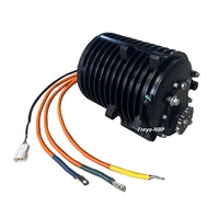 Kits de conversion de moteur central QS 138-C 70H V3 72V3000W 100KPH avec contrôleur Fardriver ND72680 et écran DKD pour motos