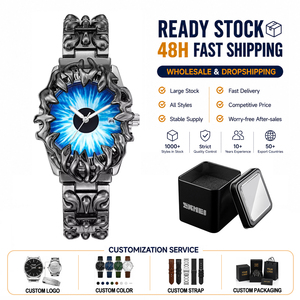 PT 1453 <span class=keywords><strong>Millennium</strong></span> Y2K Alien Series Watch Hombres Retro Moda Punk Eye Eagle Claw Nuevo reloj de cuarzo avanzado - Product Image 1