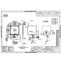 Microtrech ST7701S Écran tactile capacitif personnalisé de 4 pouces 480x480, module d'affichage LCD TFT couleur 16M, rétroéclairage LED MIPI