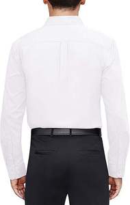 Chemise à carreaux 100 % coton pour hommes, vente en gros, OEM, manches longues, respirante, décontractée, chemise habillée pour affaires, usine - Product Image 4