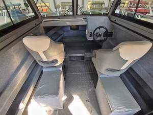 Bateaux de pêche en aluminium de 7.5m 25ft avec cabine ouverte grand espace pour le repos des enfants Australie Canada bateaux de pêche en Offre Spéciale <span class=keywords><strong>coque</strong></span> en V profond - Product Image 5