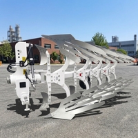Aratro Reversibile Diesel a 3 Furchi Pioneer Ottimizzato per Trattore con Ingranaggio a Cuscinetti, Attrezzatura Agricola ad Alta Efficienza