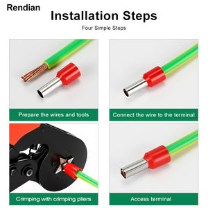 Bornes à sertir automobiles 24-2 AWG en laiton, résistantes à la corrosion, <span class=keywords><strong>connexion</strong></span> <span class=keywords><strong>plus</strong></span> fiable, ne se détache pas facilement - Product Image 4