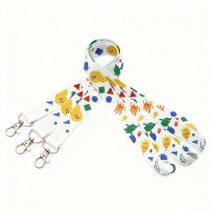 Best Selling High Quality Custom Logo <b>Polyester</b> Smooth Sublimation Smooth <b>Lanyard</b> for Promotion Gifts - Product Image 1