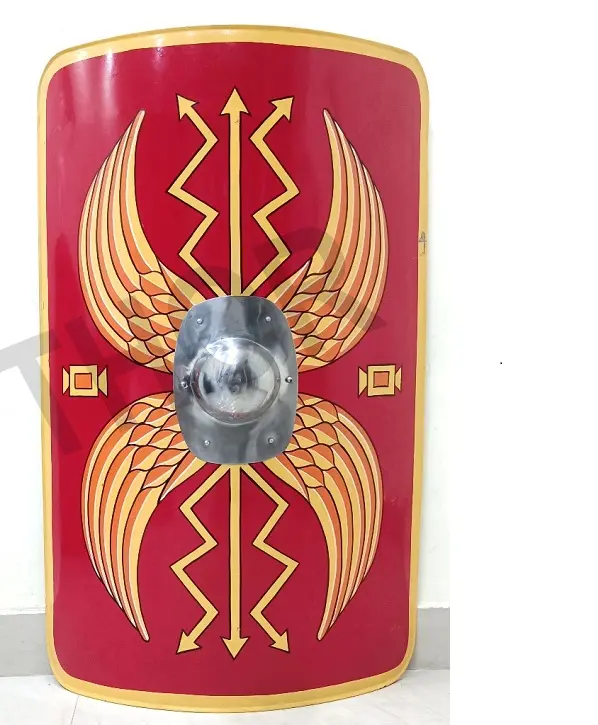 Reproductie Romeinse Soldaat Shield-Scutum-Kostuum-36 "Red Armor Shield