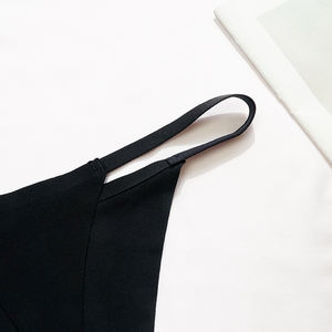 여성용 아이스 실크 팬티 속옷 섹시한 끈 팬티 여성용 무봉제 G-스트링 팬티 속옷 - Product Image 6