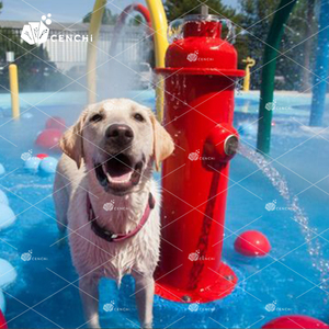 Jouet d'arrosage commercial en acier inoxydable pour hydrant d'eau, équipement interactif pour aire de jeux aquatique pour chiens, pour <span class=keywords><strong>parc</strong></span> aquatique pour animaux de compagnie - Product Image 2