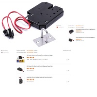Serrure Électronique à Solénoïde CC 12V 24V, Sans Clé, en Alliage de Zinc et Acier, pour Casier à Colis Intelligent et Contrôle d'Armoire Magnétique