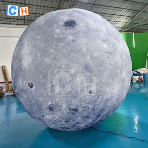 Bơm hơi khổng lồ không gian chủ đề Đảng trang trí Inflatable Hành Tinh bóng bay/Inflatable Trái Đất mặt trăng chín hành tinh treo Led mô hình - Product Image 5