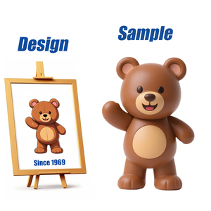 Shengye China proveedor personalizado 3D figura arte juguete personaje <span class=keywords><strong>de</strong></span> dibujos animados Animal <span class=keywords><strong>vaca</strong></span> estatuilla juguete vinilo resina PVC plástico estatuilla - Product Image 2