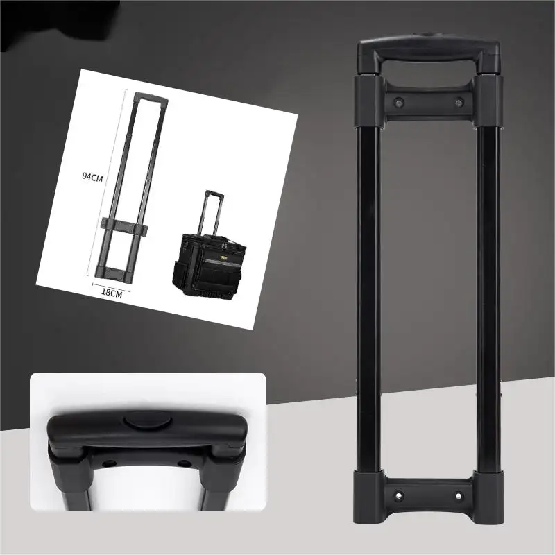 LICHAUN Leisure luggage handle parts/ retractable spare handles for trolley bag Flight case handle