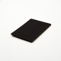 Écussons en cuir gaufré à marque privée avec bordure cousue, étiquettes rectangulaires en PU à coudre pour vêtements, accessoires de coiffure