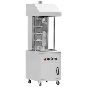 Máquina de Kebab Vertical de Doble Hilera a Gas, Parrilla para Shawarma en <span class=keywords><strong>Venta</strong></span> - Product Image 5