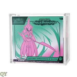 Estuche de exhibición QY de acrílico para cajas de refuerzo de cartas TCG, protector de caja de refuerzo de colección ultra premium - Product Image 1