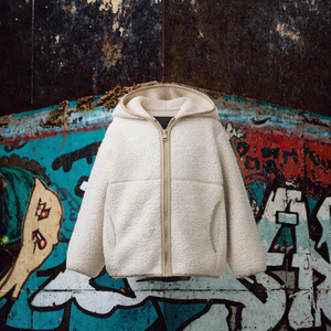Women <b>Sherpa</b> Fleece <b>Hoodie</b> Zip Up Teddy Faux Fur Jacket Casual Winter Outerwear - Product Image 3