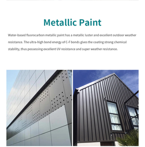 Peinture murale liquide micro-métallique antirouille de haute qualité pour la décoration extérieure des bâtiments de bureaux, longue durée de vie - Product Image 3