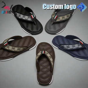 ¡Oferta! Sandalias de playa de cuero sintético para mujer, ligeras, antideslizantes, con luces, punta cuadrada y entresuela de EVA. - Product Image 1