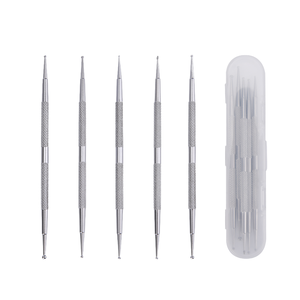 Herramienta de Puntillismo de Doble Cabeza de Acero Inoxidable, 5 Piezas HONGSTARS para Uso en Salón de Belleza - Product Image 4
