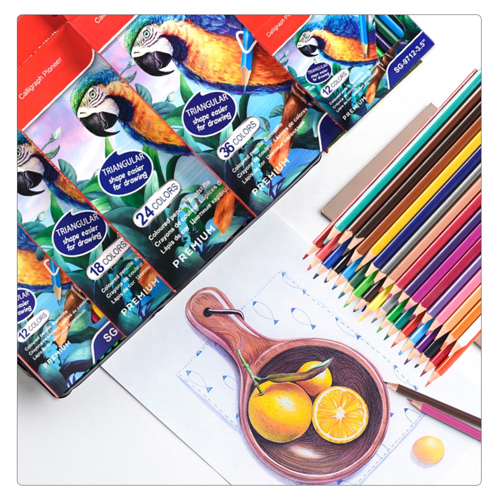Набор цветных карандашей призма на заказ, профессиональные художники, жестяная коробка, художественный набор, цветные карандаши с мягким сердечником для взрослых и детей, для набросков