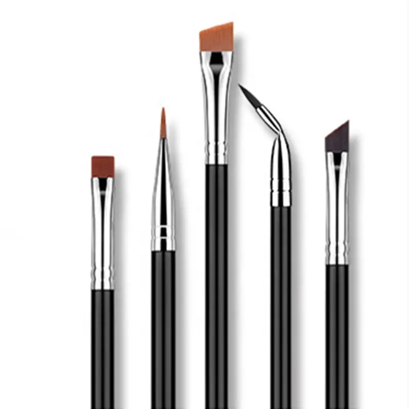 High Quality Professional 5pcs Eye Brow Liner Makeup Brushes Set Full Style Private Logo