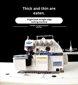 Tốc độ cao 747 bốn-thread <span class=keywords><strong>overlock</strong></span> thiết bị máy may Hướng dẫn sử dụng tự động cho da vải quần áo dệt máy vi tính - Product Image 5