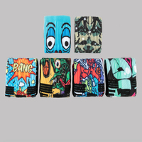 Chaussettes de sport personnalisées avec impression numérique 3D, chaussettes personnalisées avec impression par sublimation pour hommes