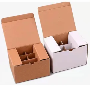 Caixa de embalagem de papel eco amigável, caixa de embalagem para esmalte de unha, conjunto de esmalte de unha, para esmalte de unha e cosméticos