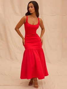 เดรสยาวสไตล์ฝรั่งเศสแบบไม่มีแขน ดีไซน์เปิดหลัง รุ่นใหม่ล่าสุด สวยสง่า - Product Image 2