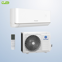Climatiseur mural split Puremind 9000 BTU A+++ Inverter R32 à faible bruit et auto-nettoyant pour hôtels, appartements et projets de rénovation