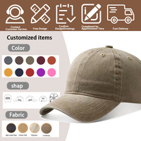 Casquette de baseball unisexe Heycap à livraison rapide, avec broderie personnalisée, design rétro, boucle en cuivre, coton lavé, respirante