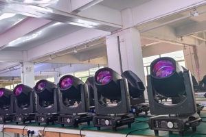 Manufacture Beam 295W Moving Head <b>Light</b> Double Super Prisms Rainbow Effect DMX512 Control Sound Activated for Clubs Weddings DJ - Product Image 4