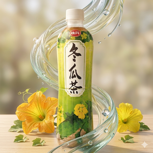 Boisson au melon d'hiver aromatisée, filtrée et stérilisée VEDAN, bouteille de 560 ml - Product Image 1