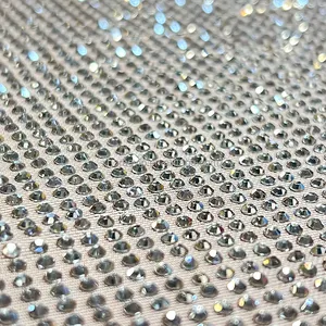 F001 Schlussverkauf günstiger Preis Kristallspitzenstoff für Kristall-Diamant-Luxuskleid