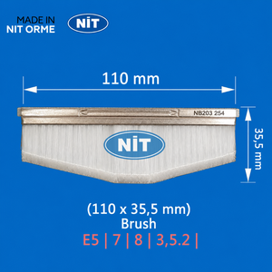 Brosse pour machine à tricoter plate 203254 pour Stoll TC OKC HP E4-8, pièces détachées sans logo - Product Image 5