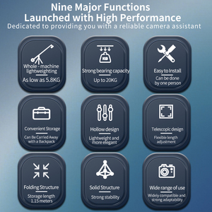 JianMei SX3 2025 nouvelle mise à niveau multifonctionnelle en alliage d'aluminium petite caméra Jib <span class=keywords><strong>avec</strong></span> <span class=keywords><strong>bras</strong></span> télescopique élargir votre portefeuille de tir - Product Image 5