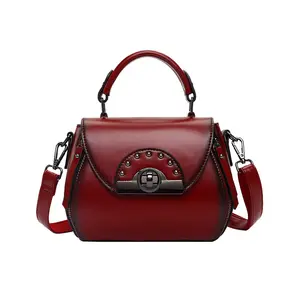 2022 Neuankömmling Damen handtaschen Vintage Lady Taschen Retro-Einkaufstasche mit großer Kapazität