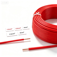 Cables Eléctricos de un Solo Núcleo para Cableado Doméstico, 2.5 y 1.5 mm², Cobre Sólido, Aislamiento de PVC, Rollo de 100 m