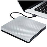 Unidad de DVD ROM Externa USB 3.0, Grabadora y Lectora de CD/DVD para PC con Sistema Operativo Windows XP/7/8/10
