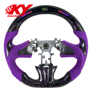 Volante Deportivo de Fibra de Carbono Forjado con Pantalla LED de RPM y Revestimiento de Gamuza para Infiniti Q50 Q50S QX50 Q50L Q60 Q60S - Product Image 1