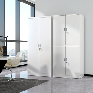 <span class=keywords><strong>Armoire</strong></span> de rangement métallique en acier à 2 portes verrouillables au design moderne, <span class=keywords><strong>4</strong></span> étagères réglables, écologique, vente en gros - Product Image 3