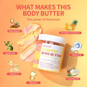 Thuần chay dứa nhiệt đới thơm cơ thể Lotion Vitamin C Shea bơ dưỡng ẩm làm mịn Whipped bơ cơ thể - Product Image 4