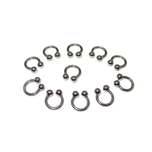 Labret de fiançailles pour enfants en titane ASTM F136 G23 plaqué or, haute brillance, filetage interne, bijou corporel à boule, pour mariage - Product Image 1