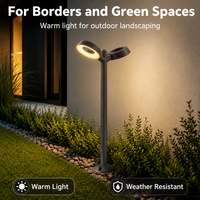 Lampe de balise LED pour allée extérieure, design minimaliste et élégant, 24W AC220V AC110V, éclairage paysager pour villa résidentielle