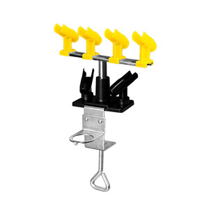 Soporte para bolígrafo con aerógrafo, 6 piezas, con clip, ángulo ajustable, para obras de arte, aluminio, portátil - Product Image 1