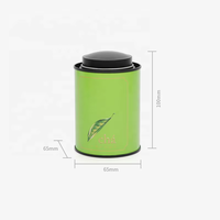 Vente en gros Emballage de thé hermétique cylindrique personnalisé Contenants d'emballage de poudre Matcha de qualité alimentaire Boîtes de conserve en métal en fer blanc