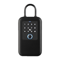 Boîte de sécurité intelligente étanche TTlock Bluetooth avec lecteur d'empreintes digitales et carte, coffre-fort numérique pour clés, idéal pour la maison et l'immobilier